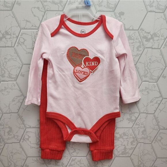 Nwt Valentine's Day Girl's Outfit - Picture 4 of 7